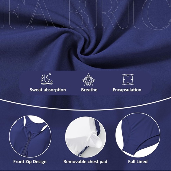 NWT SHEKINI Women's Sexy Zipper Front Swimsuit SZ Medium - Picture 4 of 9